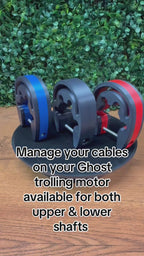 LOWRANCE GHOST , TRANSDUCER CABLE CLIP FOR UPPER STSTIONARY SHAFT